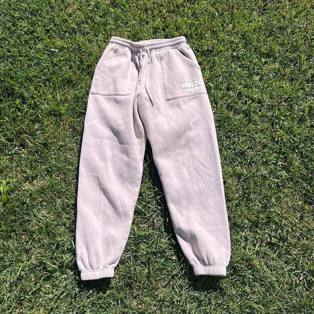 White fox sweatpants women’s size Small